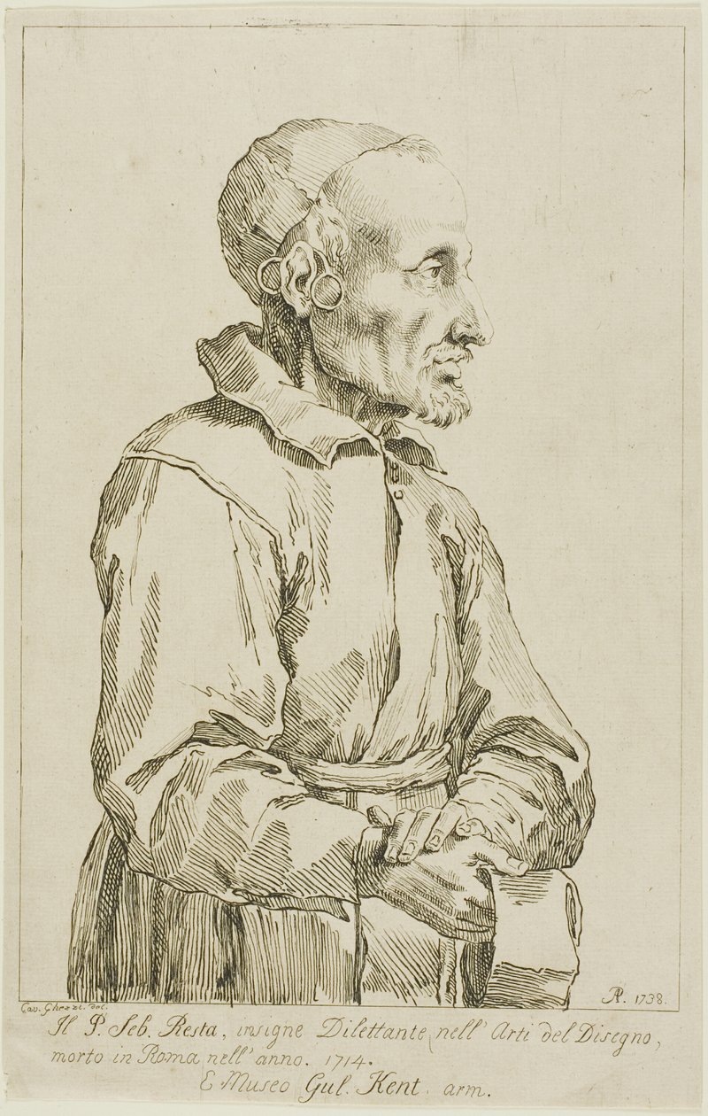 Portræt af Sebastiano Resta af Arthur Pond
