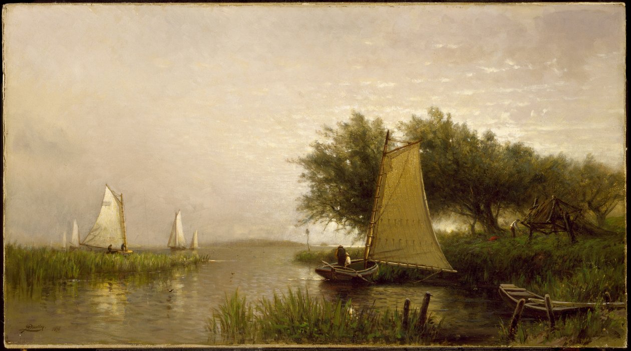 På Synepuxent Bay, Maryland, 1876 af Arthur Quartley