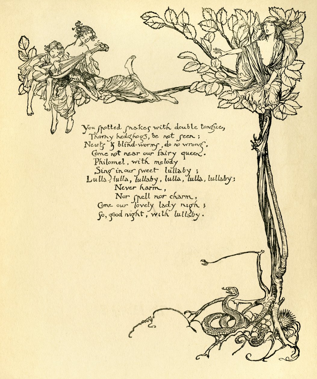 En skærsommernats drøm af Arthur Rackham