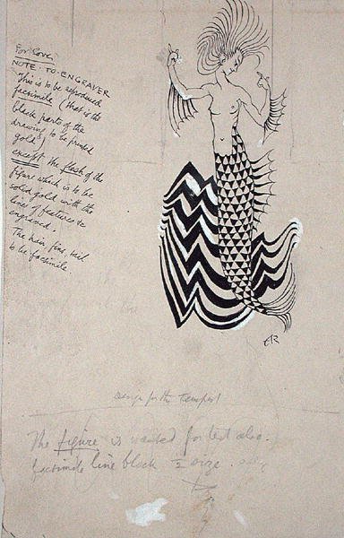 A Water-Nymph, forsideillustration fra William Shakespeares 