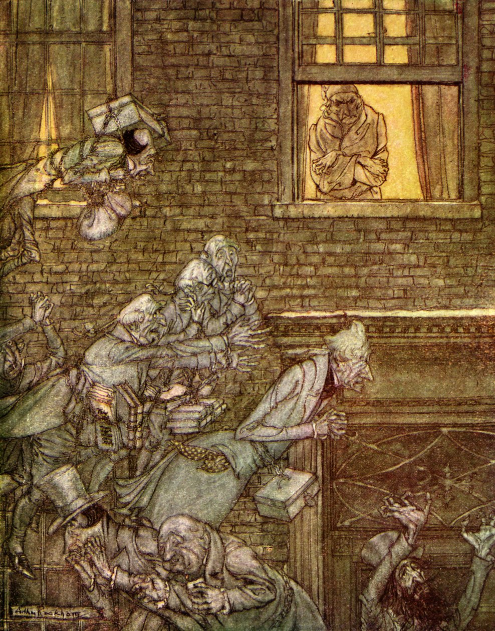 Charles Dickens s A Christmas Carol af Arthur Rackham
