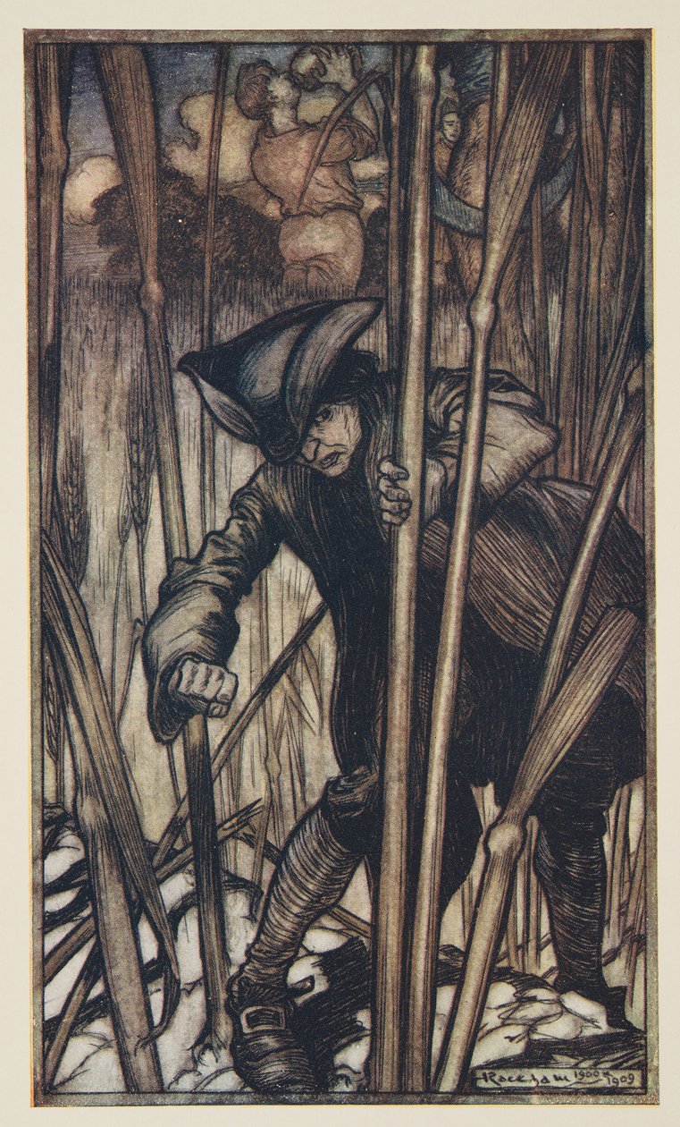 Gulliver er ramt af frygt ved første blik af The Brobdingnagian Reapers, fra Gulliver