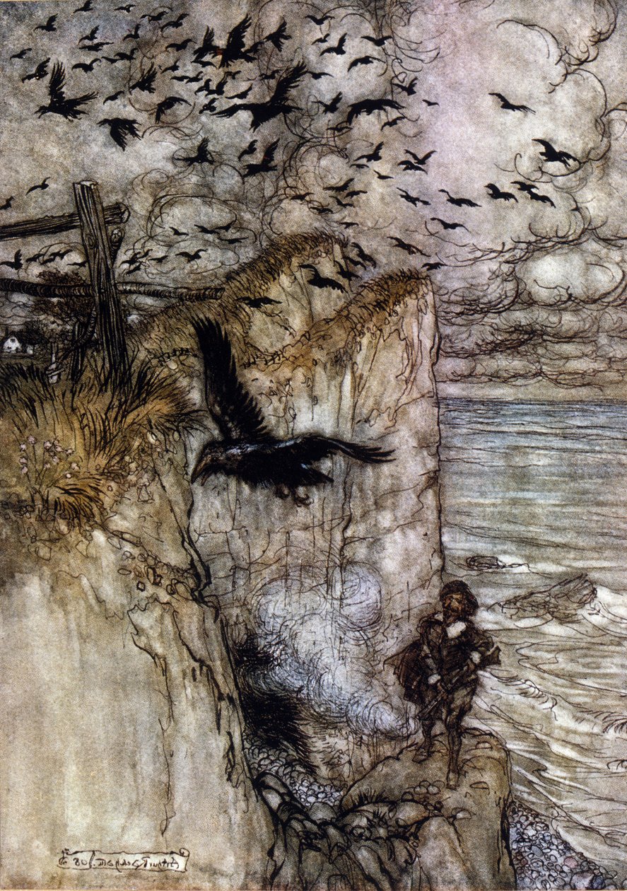 Illustration af Arthur RACKHAM (1867-1939) til Drømmen om en sommernat af William SHAKESPEARE af Arthur Rackham