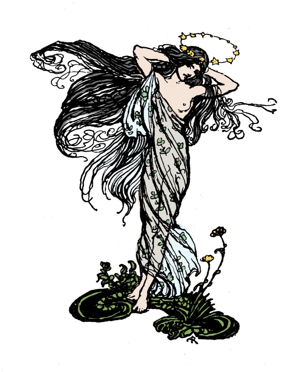 Illustration til Drømmen om en sommernat af William SHAKESPEARE af Arthur Rackham
