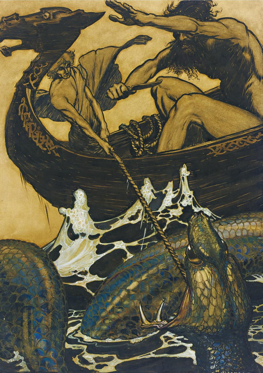 Illustration til Edda af Arthur Rackham