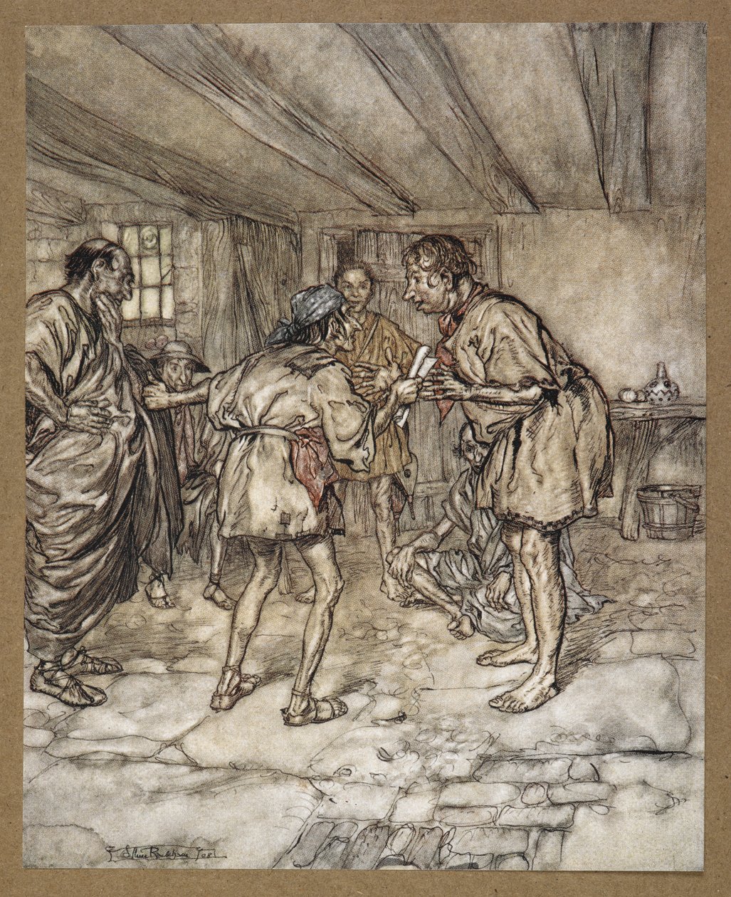 Lad mig også spille løven«. Quinces hus. En scene fra 