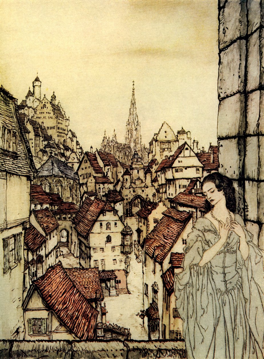 Ligeia af Edgar Allan Poe af Arthur Rackham