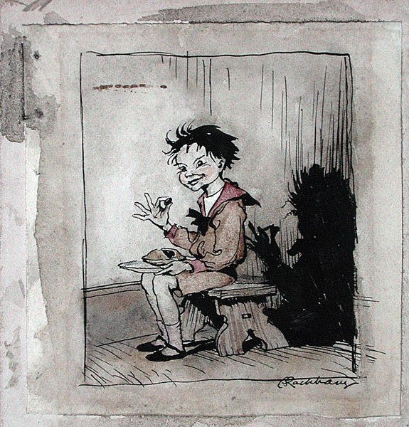 Lille Jack Horner, illustration fra 