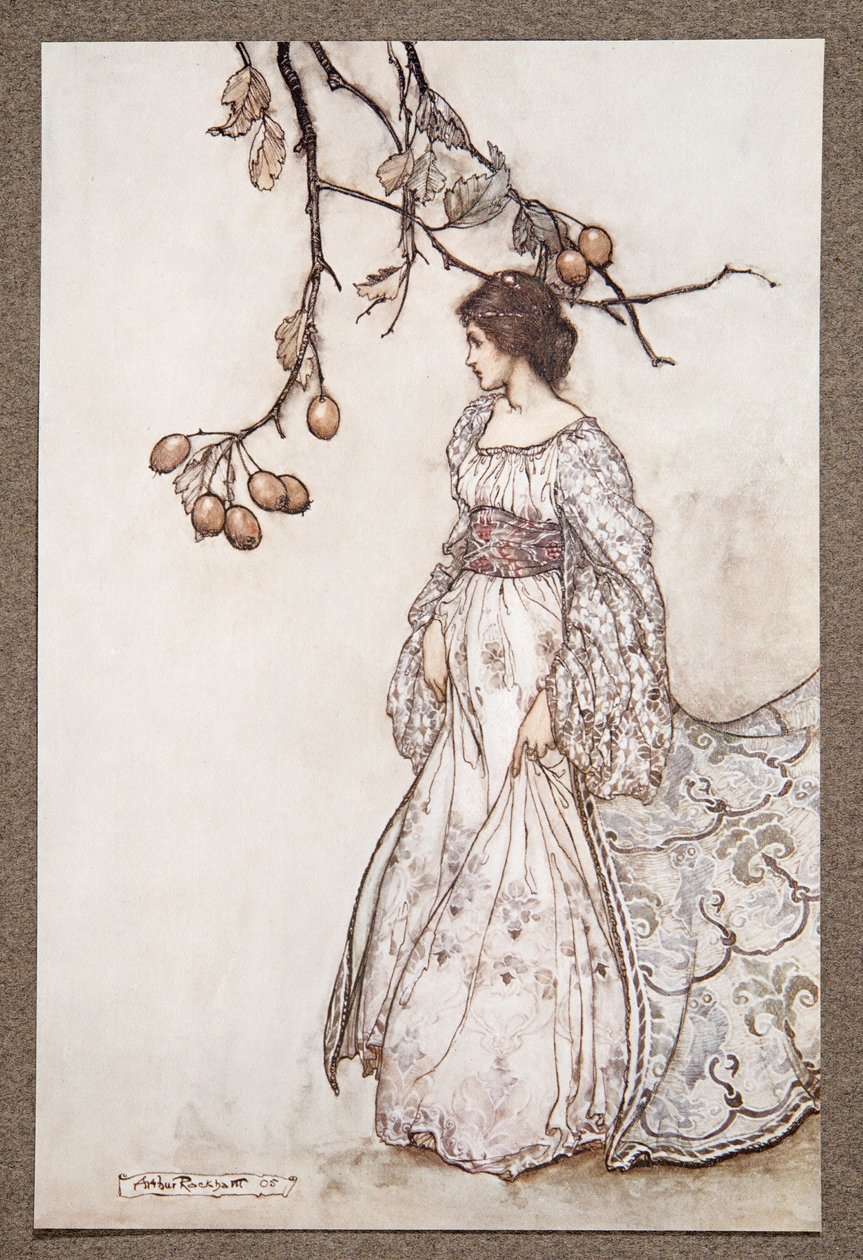 Ser meget udanset ud.., fra Peter Pan i Kensington Gardens af J M Barrie (1860 - 1937), pub. 1906 af Arthur Rackham