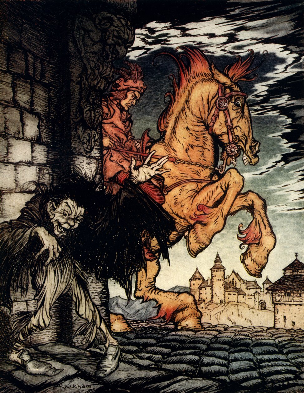 Metzengerstein af Edgar Allan Poe af Arthur Rackham