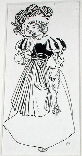 Miss Una Von-Something, illustration fra 