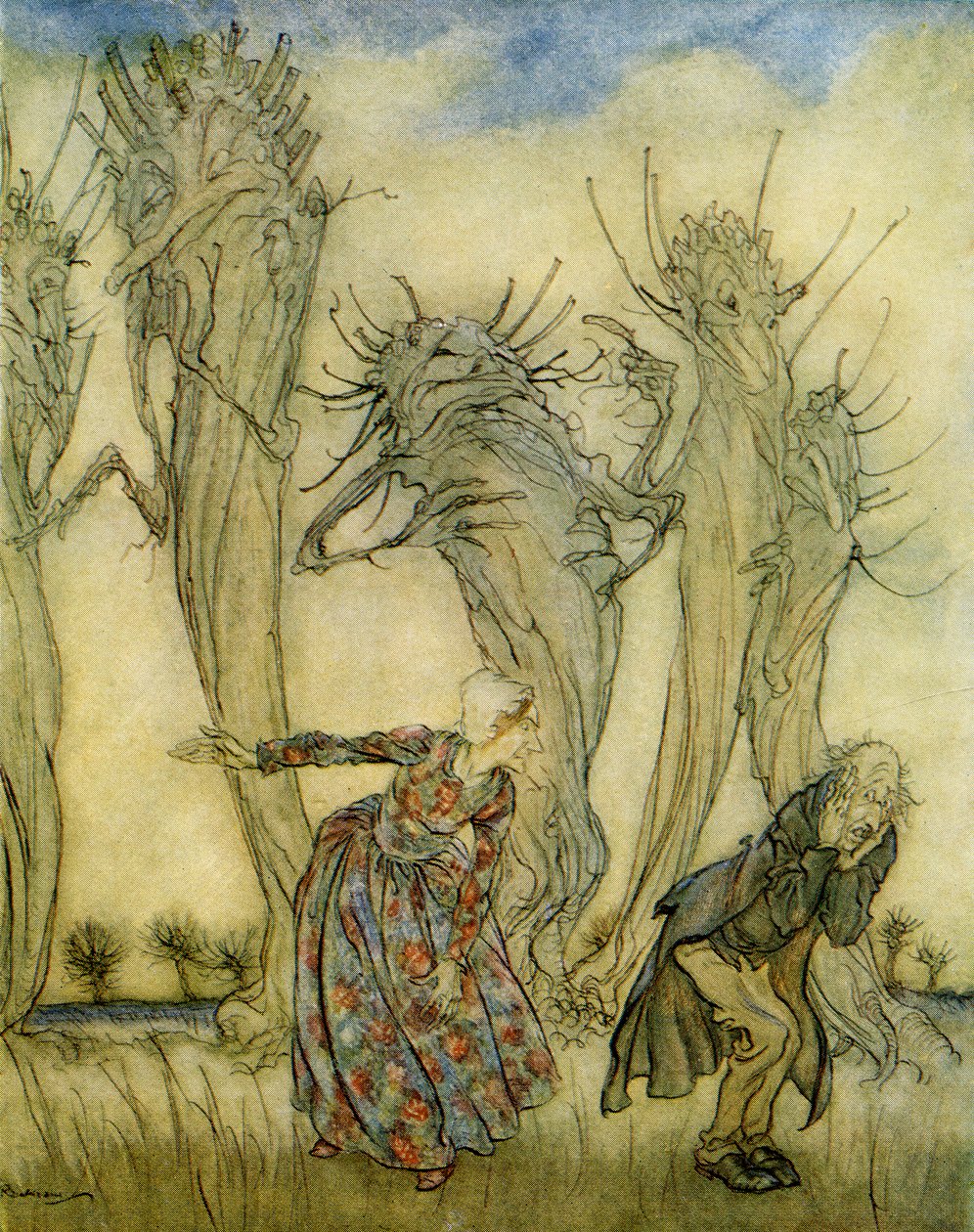 Hr og fru Eddike af Arthur Rackham