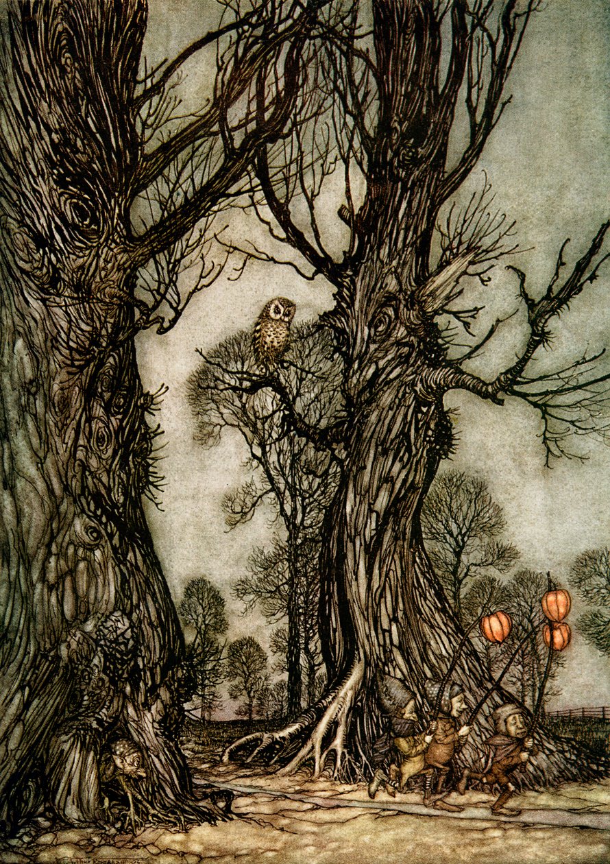 Peter Pan i Kensington Gardens af Arthur Rackham