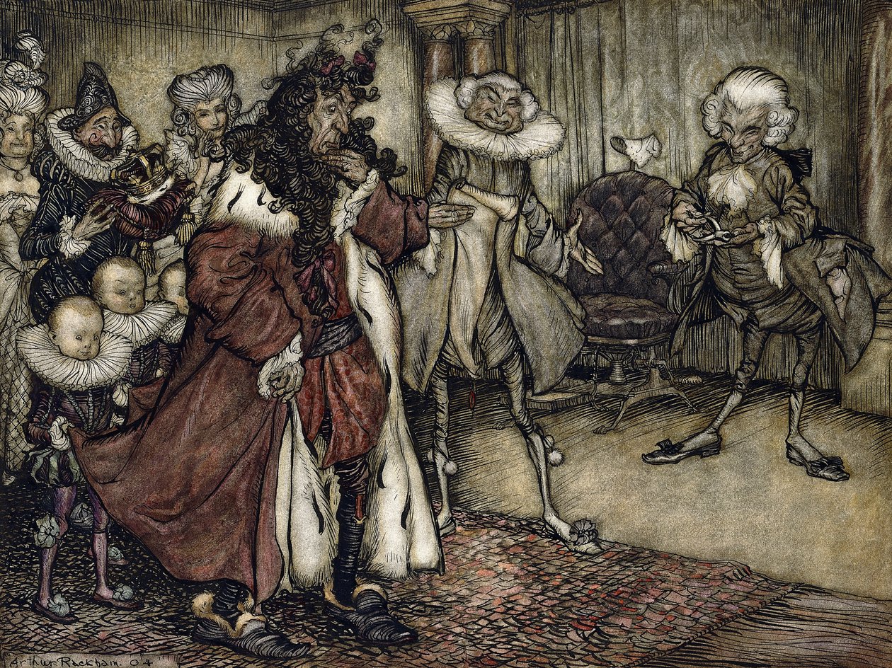 Forbereder kongen, af Arthur Rackham