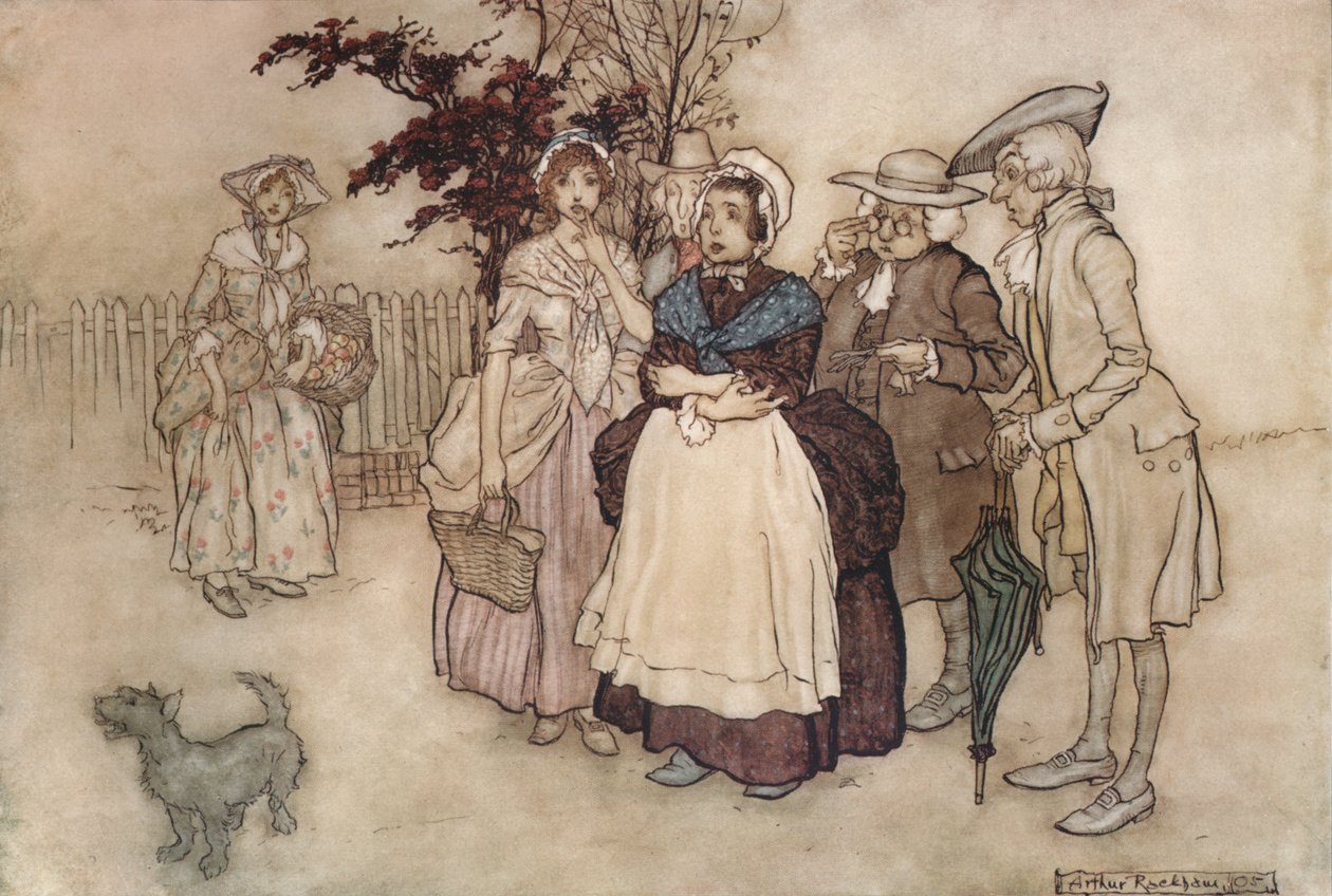 Rip Van Winkle, 1907 af Arthur Rackham