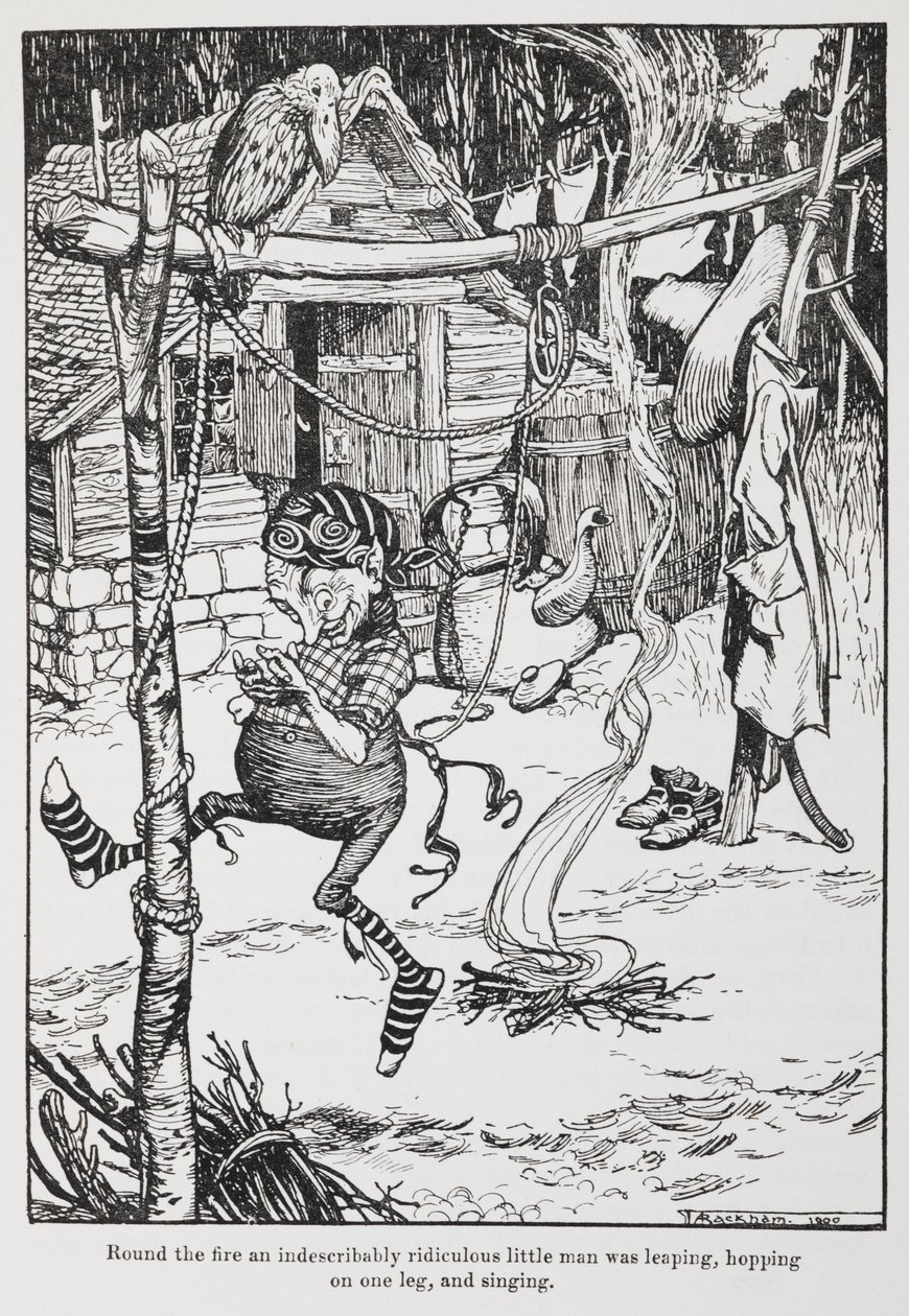 Rumpelstiltskind af Arthur Rackham