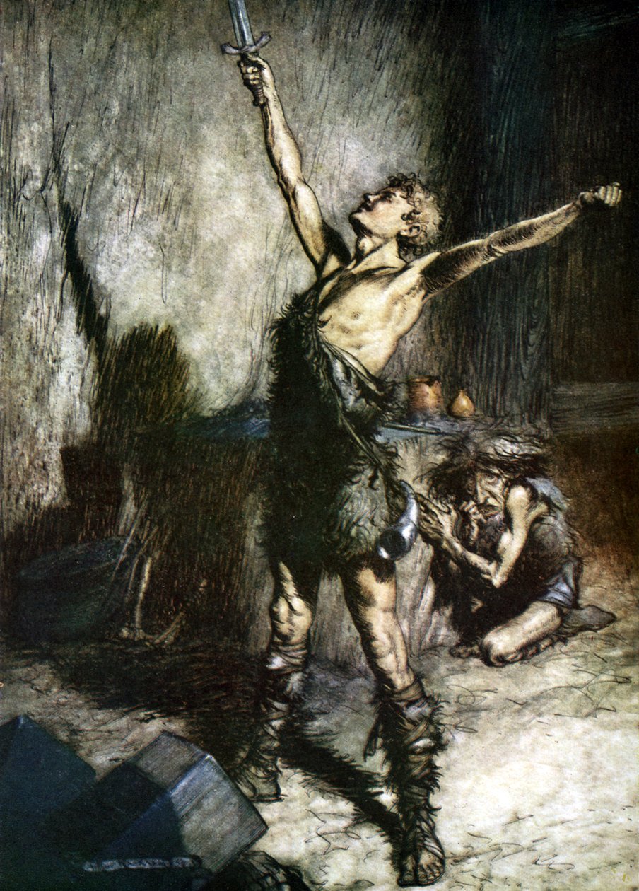 Siegfried af Arthur Rackham