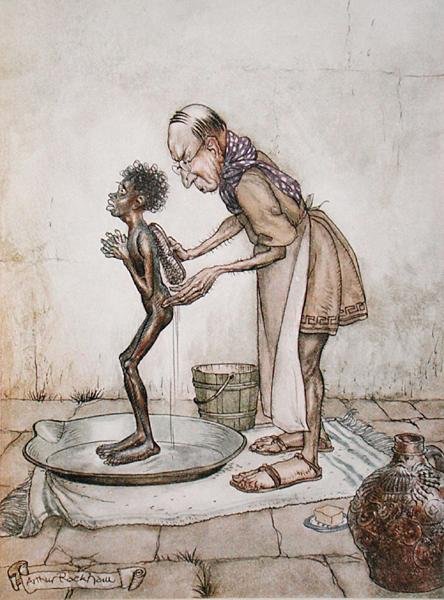 The Blackamoor, illustration fra 
