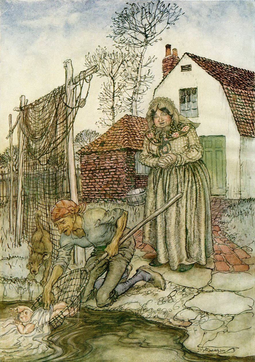 Fisken og Ringen af Arthur Rackham