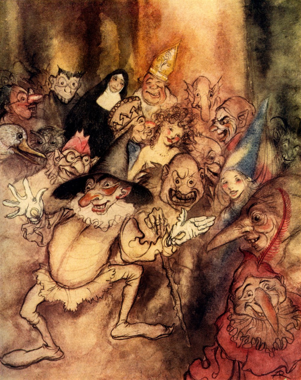 Den røde døds maske af Edgar Allan Poe af Arthur Rackham