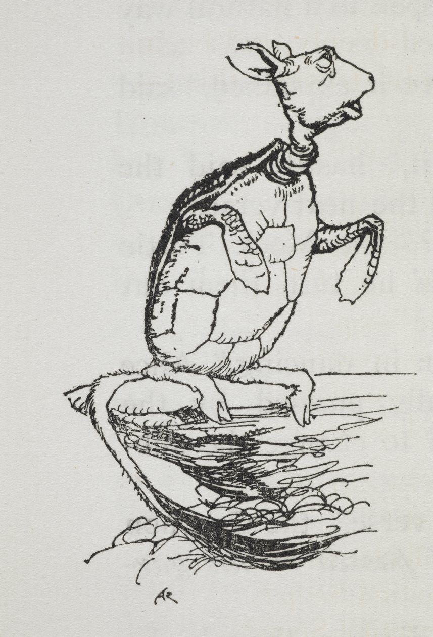 Den falske skildpadde af Arthur Rackham