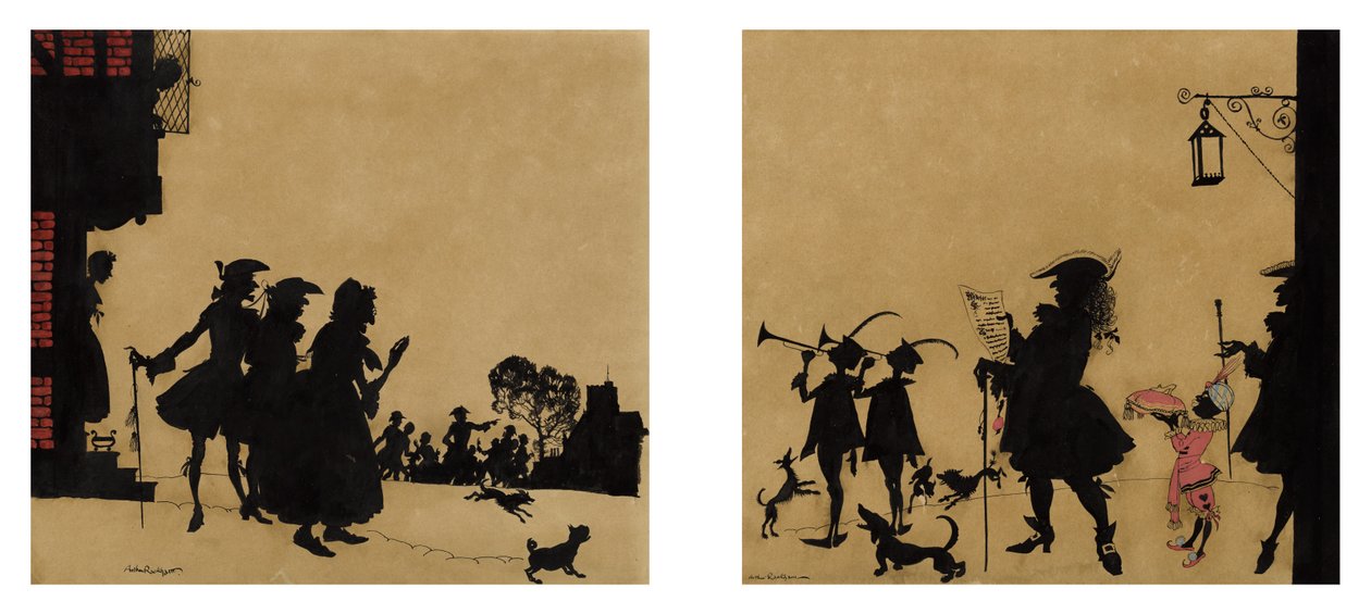 Die Verkündigung [aus Aschenputtel] af Arthur Rackham