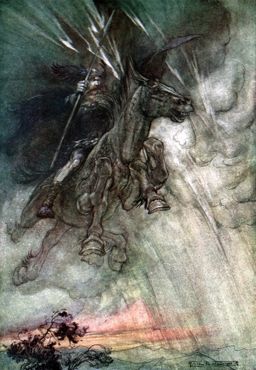 Rhinegold Das Rheingold af Arthur Rackham