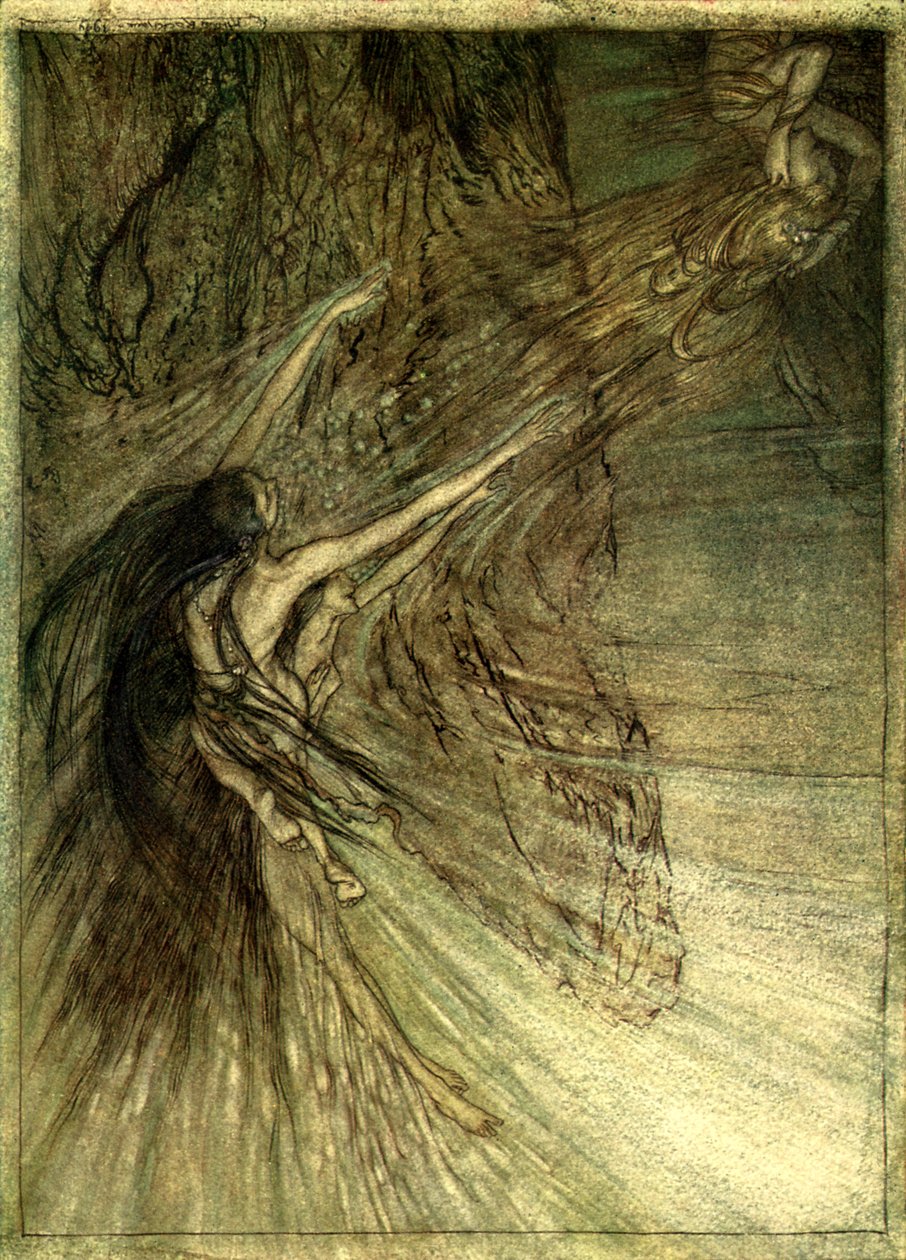 Rhinegold Das Rheingold af Arthur Rackham