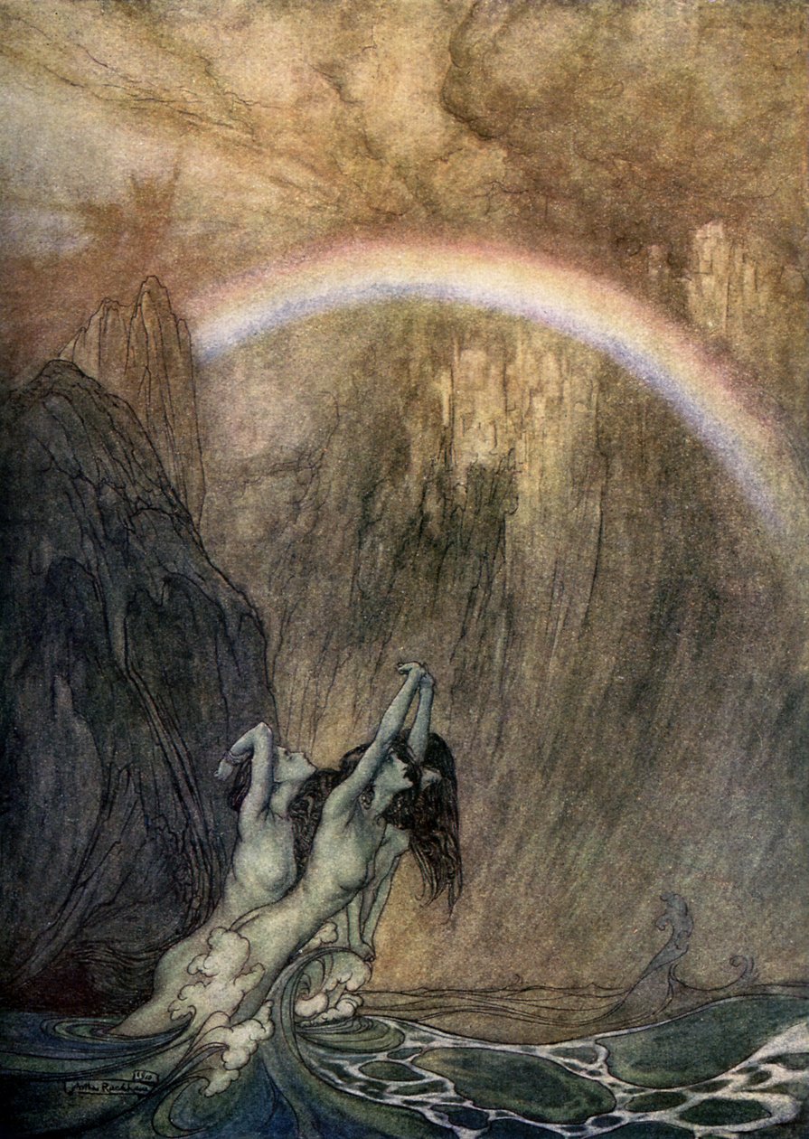 Rhinegold Das Rheingold af Arthur Rackham