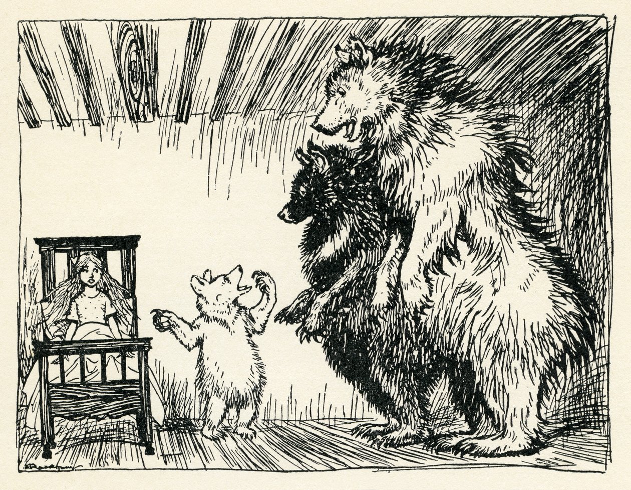 De tre bjørne af Arthur Rackham
