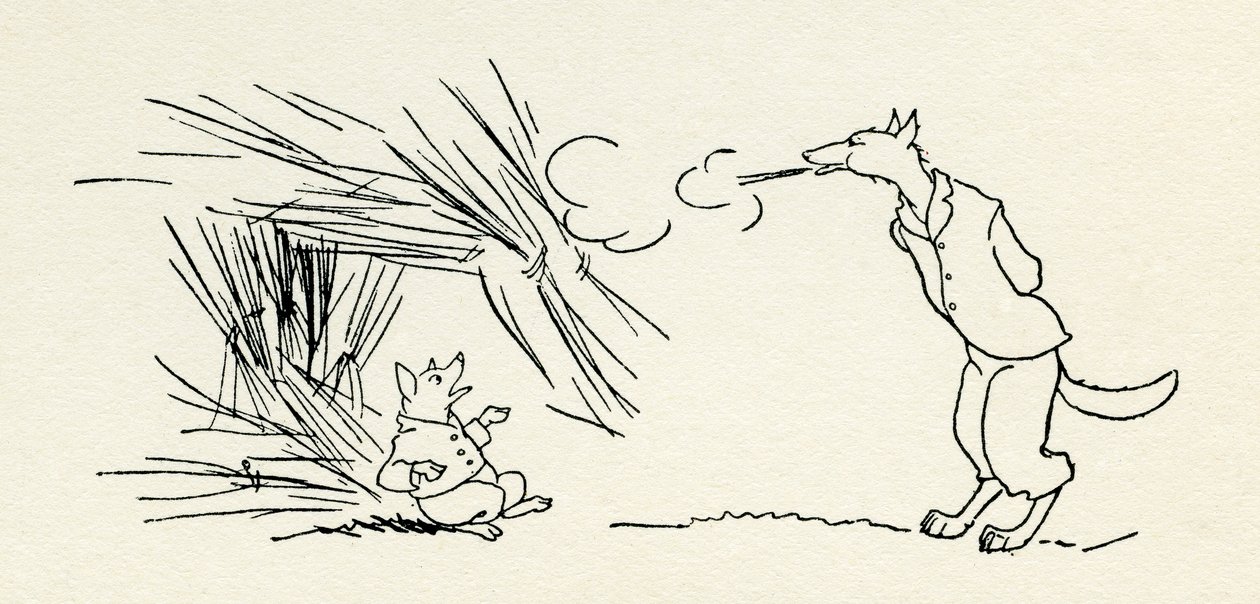 De tre små grise af Arthur Rackham