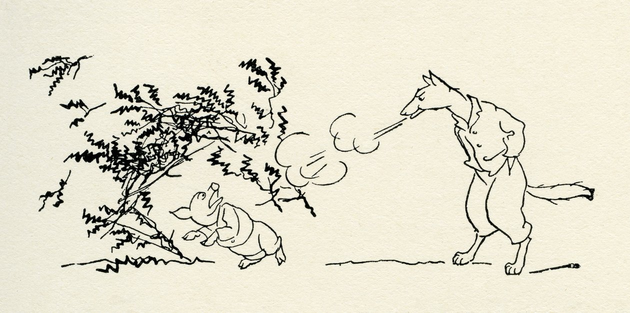 De tre små grise af Arthur Rackham