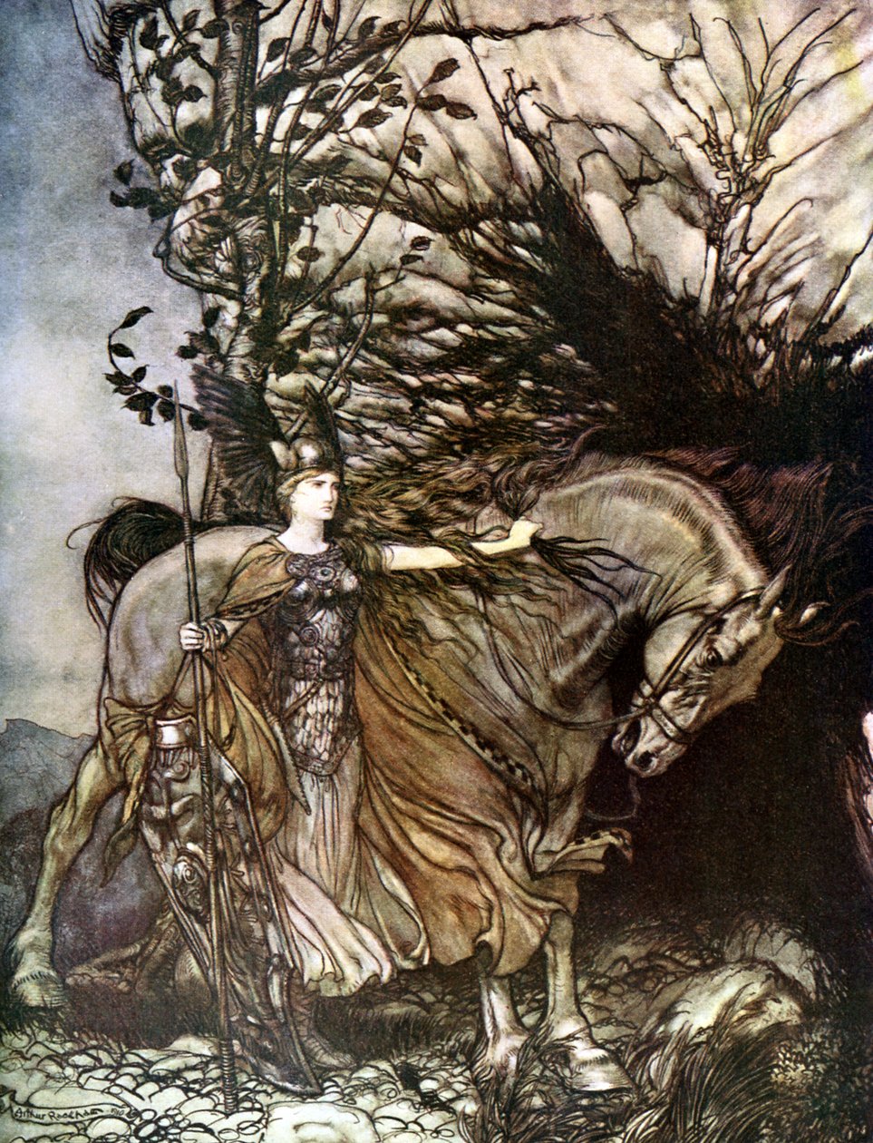 Valkyrien Valkyrien af Arthur Rackham