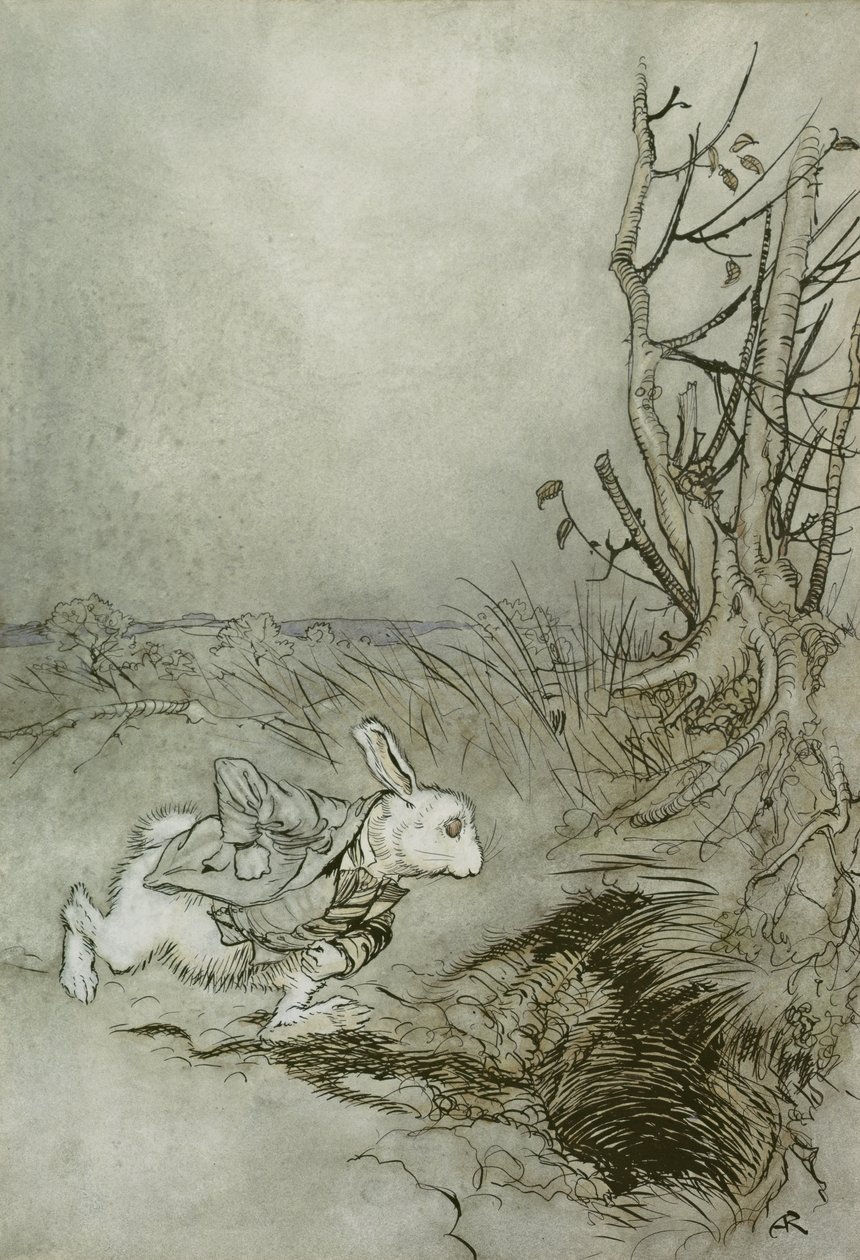 The White Rabbit, illustration fra 