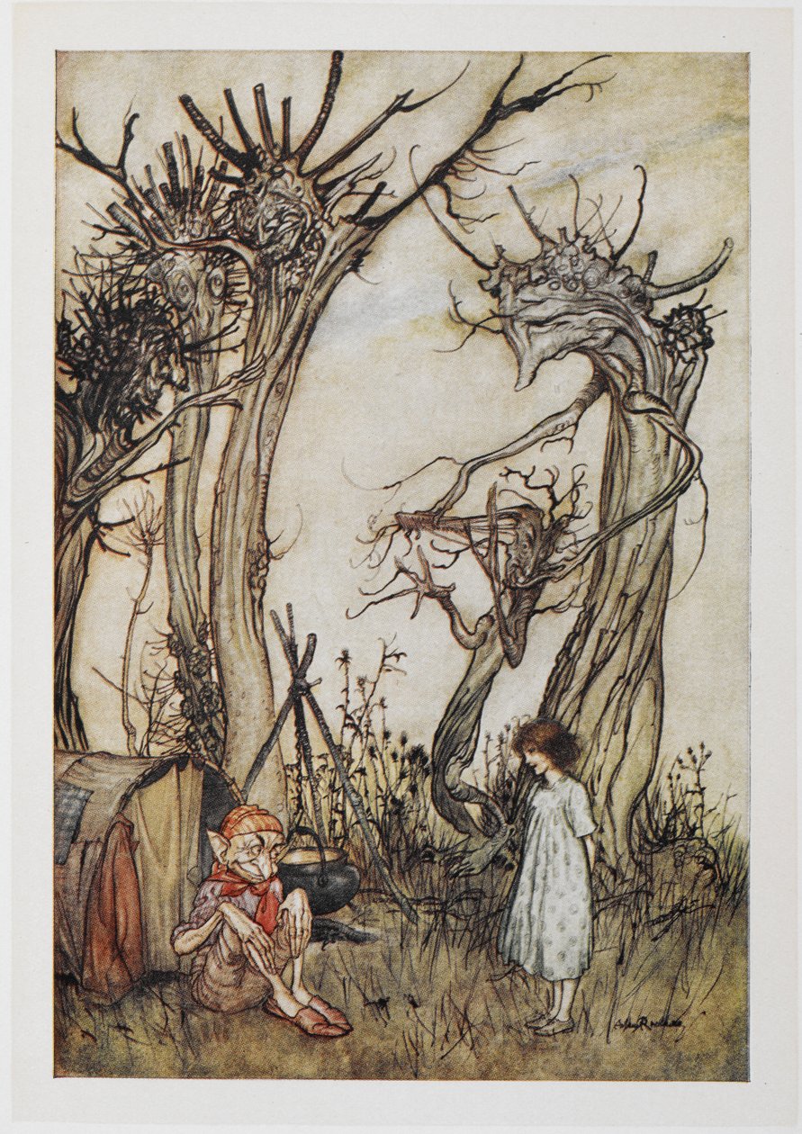 Manden i ørkenen af Arthur Rackham