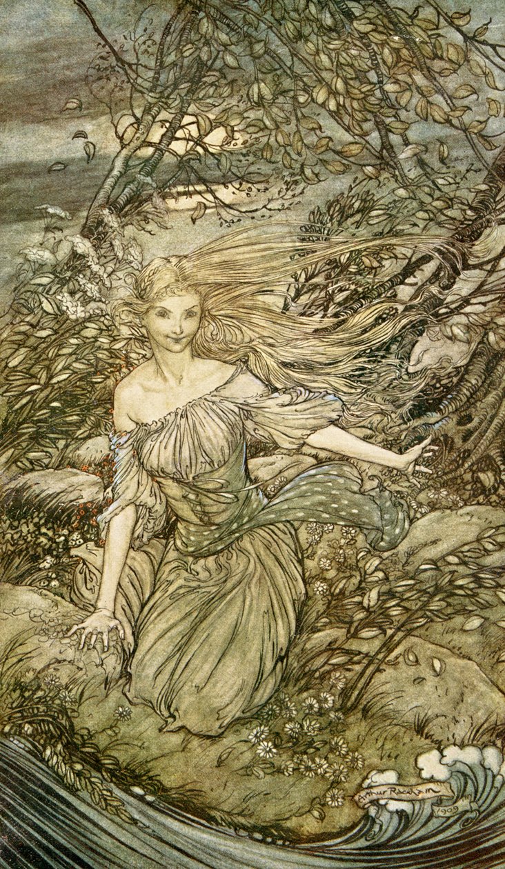 Undine af Friedrich de la Motte Fouque af Arthur Rackham