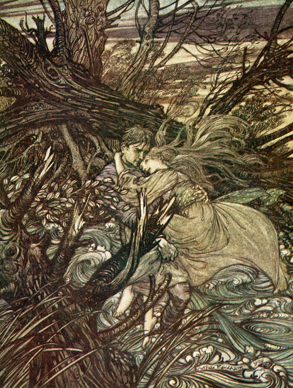 Undine af Friedrich de la Motte Fouque af Arthur Rackham