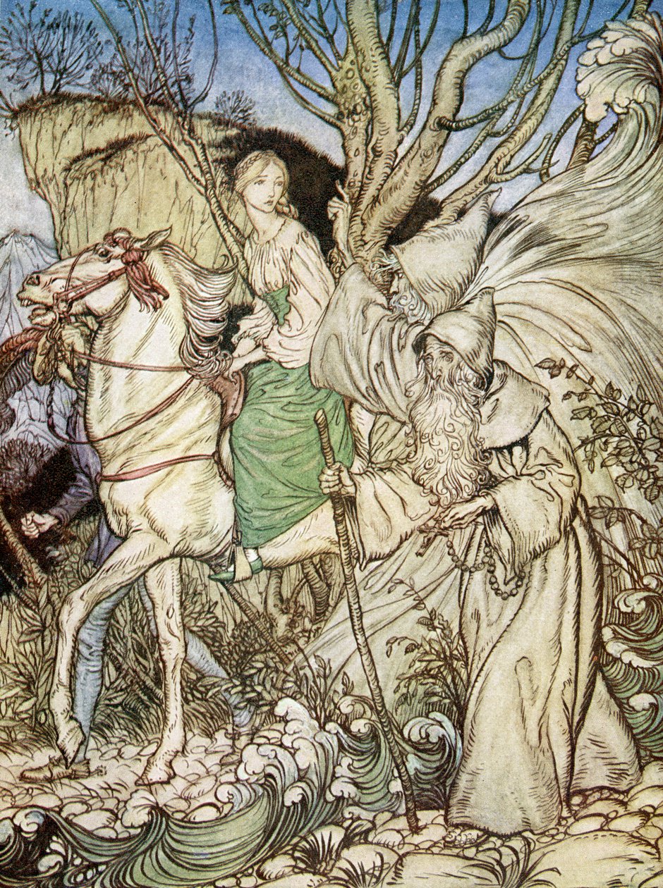 Undine af Friedrich de la Motte Fouque af Arthur Rackham