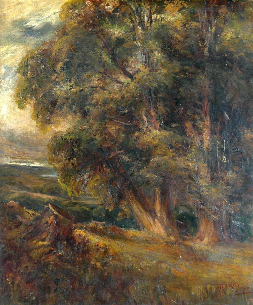 Træstudie af Arthur Reginald Smith