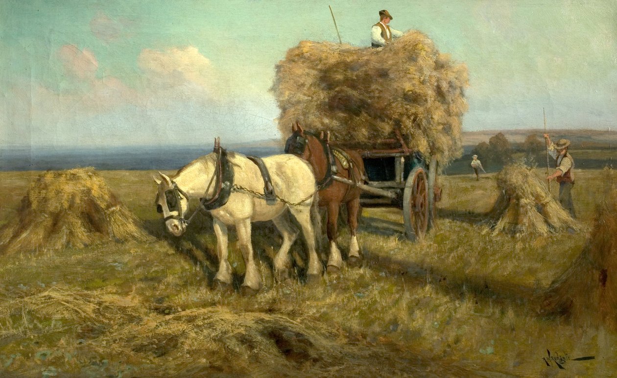 Læsning af høstvognen af Arthur Walker Redgate