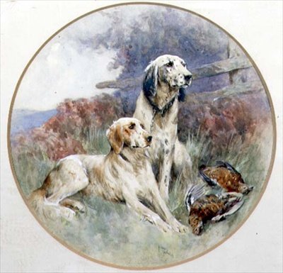 Et par sættere, der vogter en ryper af Arthur Wardle