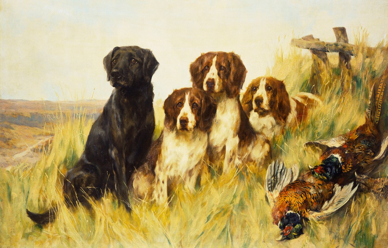 Looking Ahead (olie på lærred) af Arthur Wardle