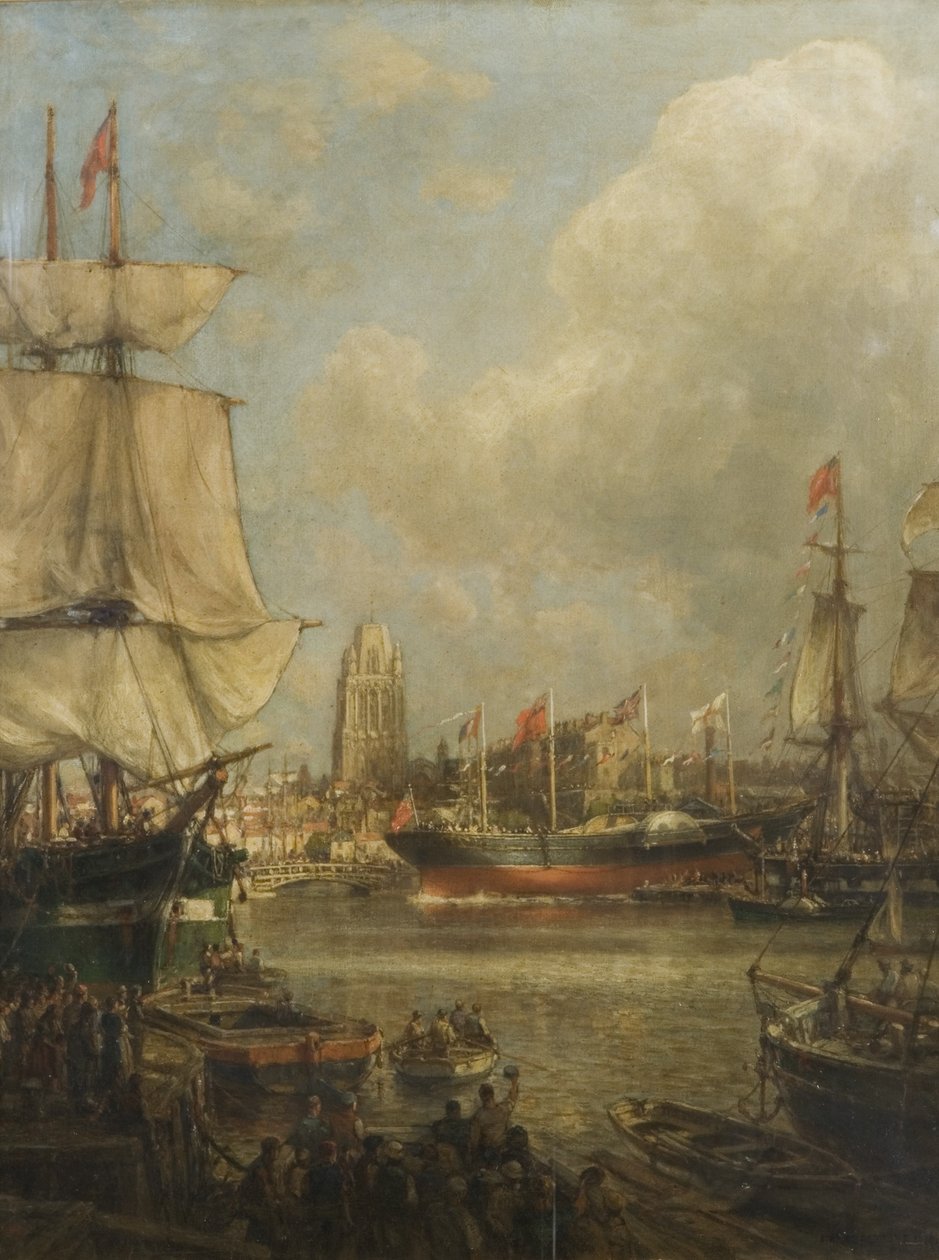 Lanceringen af Great Western af Arthur Wilde Parsons