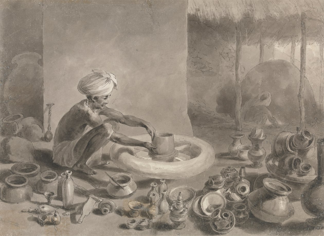 Indisk Potter af Arthur William Devis