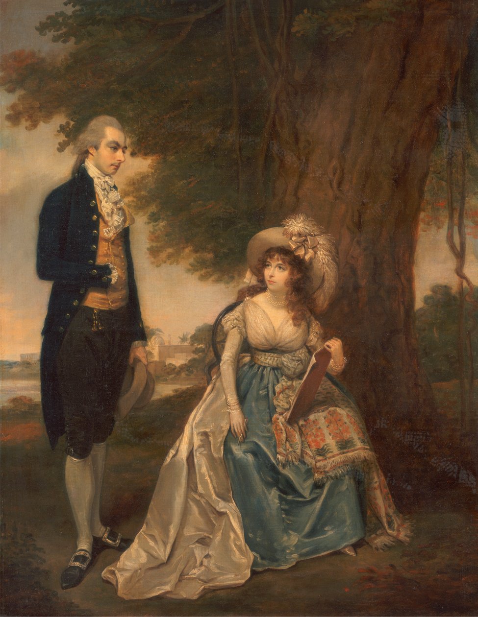 Mr. og Mrs. Fraser af Arthur William Devis