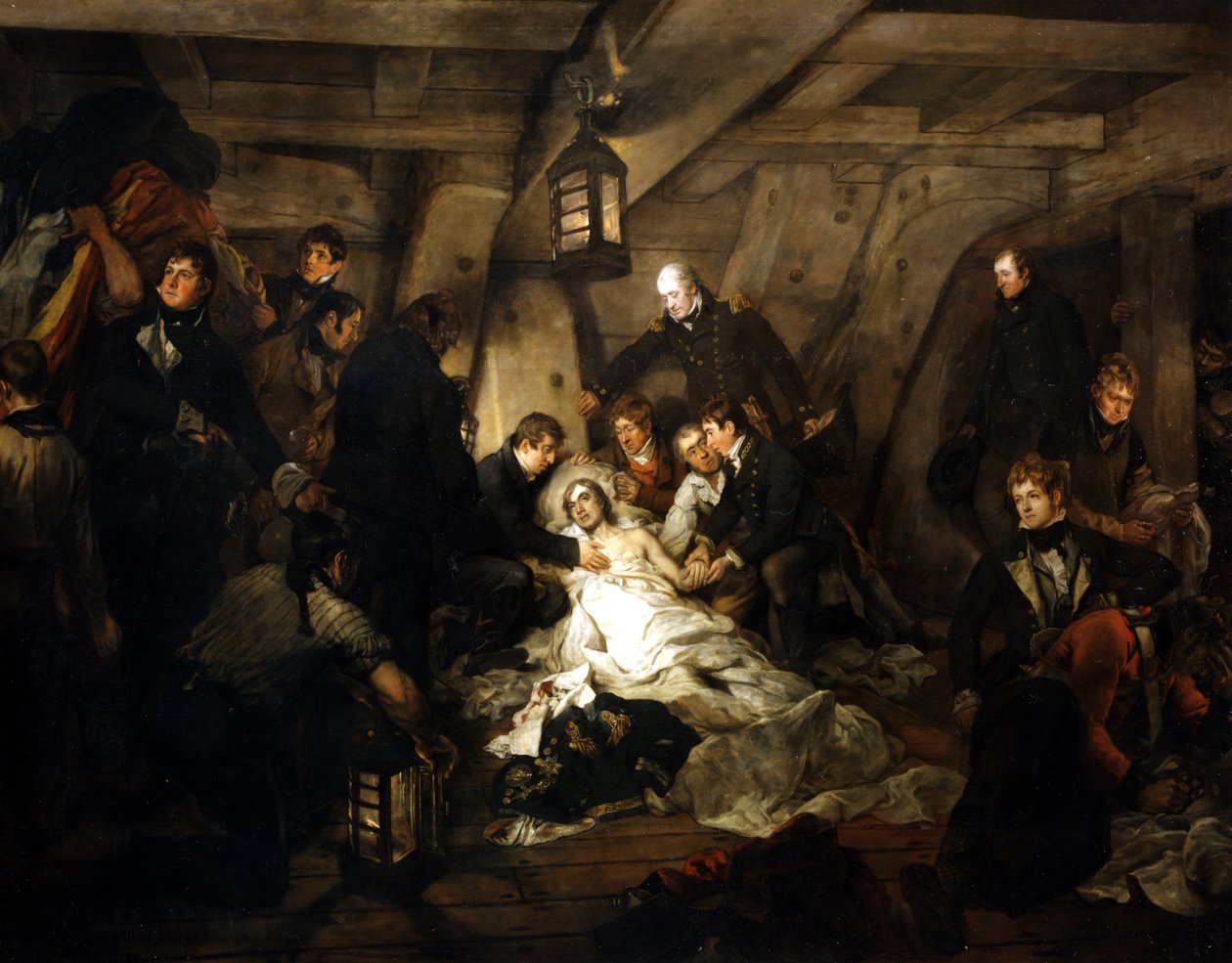 Admiral Lord Nelsons død, 1805 1807. af Arthur William Devis
