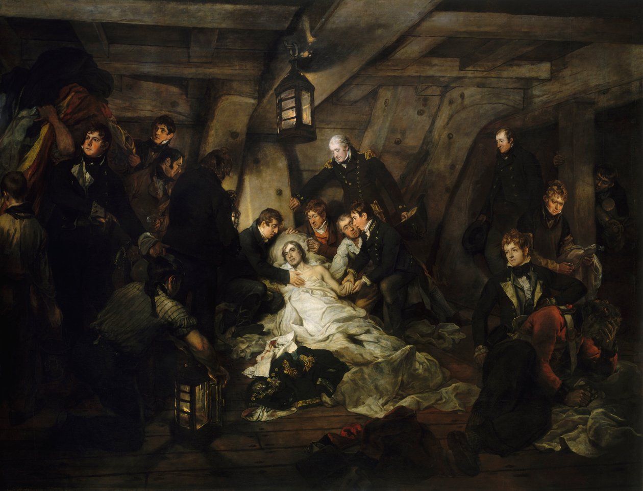 Nelsons død, 21. oktober 1805 af Arthur William Devis