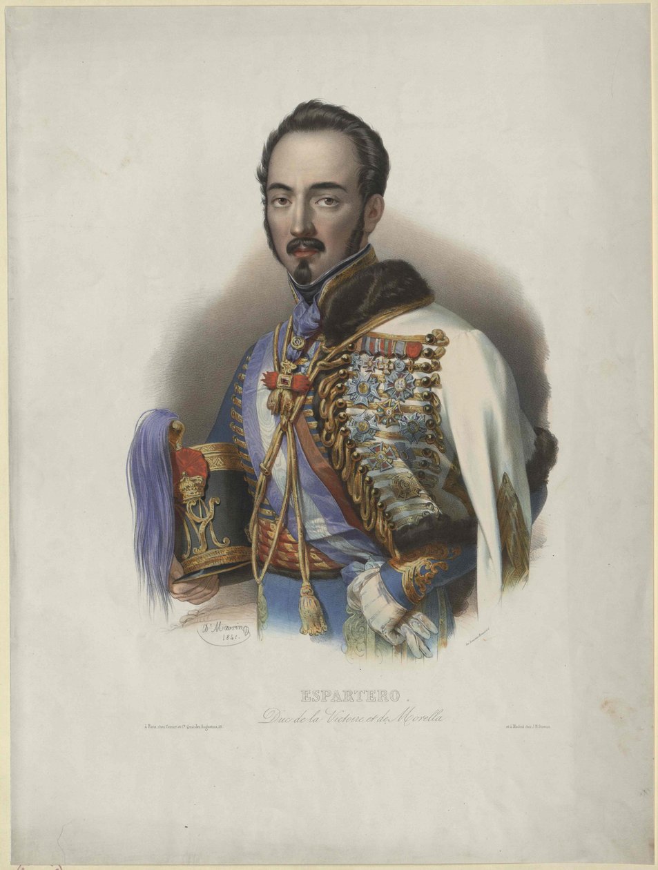 1. Duque de La Victoria Espartero af Artist Unknown