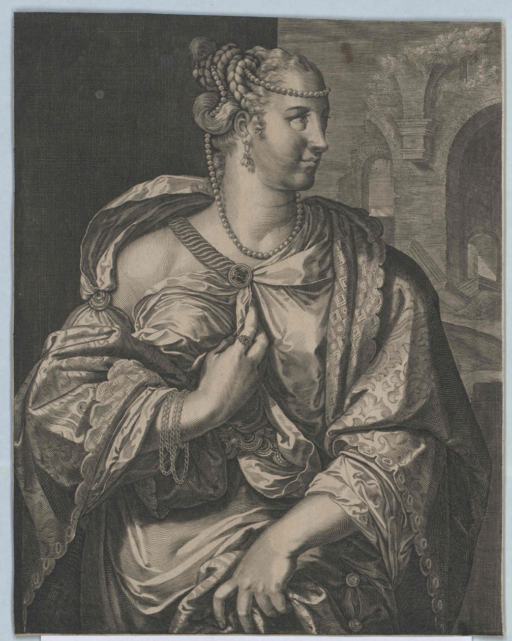 1. århundrede e.Kr. Aemilia Lepida af Artist Unknown