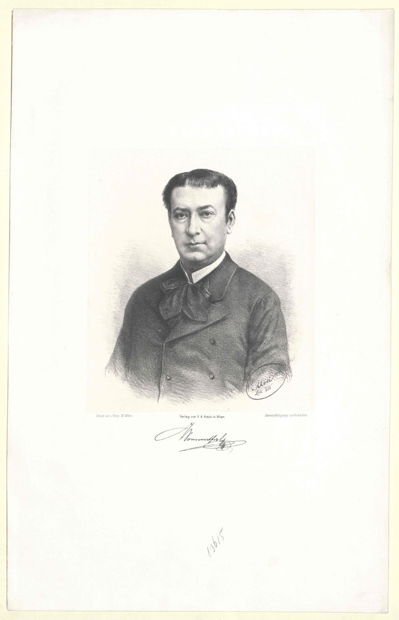 Adolf von Sonnenthal af Artist Unknown